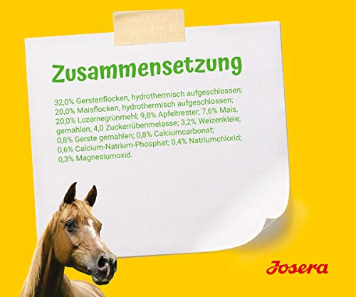 JOSERA Leichter Mix (1 x 20 kg) | Premium Pferdefutter mit energiereduzierter Rezeptur | haferfrei | Müsli für Pferde in leichter Arbeit oder Erhaltung| 1er Pack