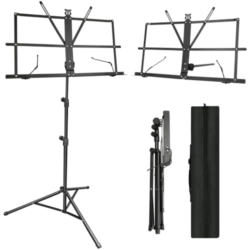 DkOvn 1 Pack Music Stand, with Carrying Bag