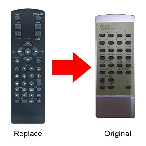 Mando a distancia para reproductor CD TEAC RC342, CD5, CD7 y VRDS3 PerFascin 2