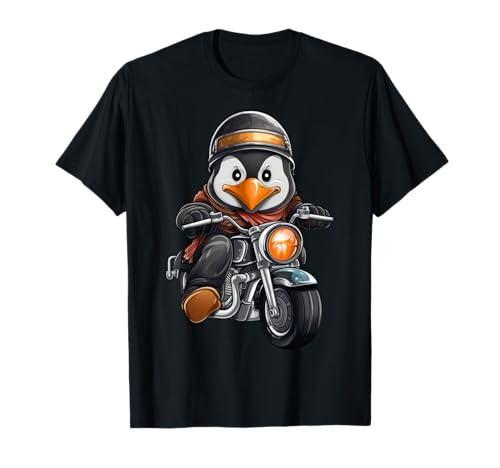 Pingüinos para motociclistas, pingüinos Camiseta