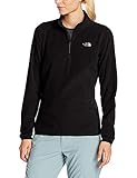 UV-Schutzfaktor (UPF) 30plus The North Face Damen 1/4 Zip Fleece-Pullover 100 Glacier, schwarz-tnf black, M