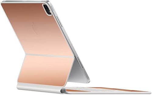 Vista 107 de SopiGuard Skin for 2021 Magic Keyboard Case 12.9 - Adhesivo de vinilo de precisión de borde a borde superior, teclado y panel trasero (gris carbono)