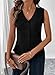 BLENCOT Womens Black Vest Plus Size Slim Fit Linen Vests Tops Sleeveless V-Neck Button Down Waistcoat Work Suit for Women Fashion 2026 Black XL