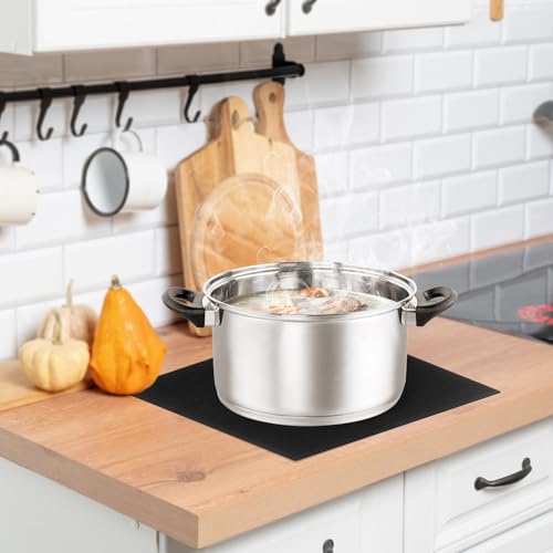 BEENNA Feuerfeste Unterlage, 30x30 cm Hitzeschutzmatte Hitzebeständig bis zu 1000°C, Hitzebeständige Unterlage aus Carbonfaserfilz Ideal für Brandschutz und Hitzebeständigkeit