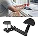 Ergonomic Computer Desk Arm Clamp Adjustable Desk Armrest Arm Arm 360 Degree Rotating Steel Elbow Support for Home Office
