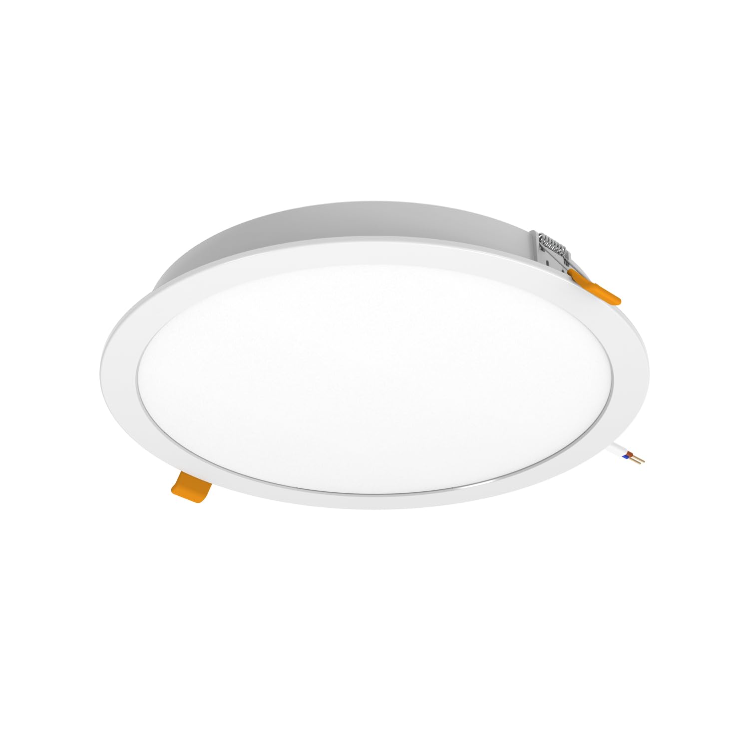 TRAXON LUXPOINT® Placa downlight LED - Filbert Circular 20,5W Luz Fría 6500K 1900Lm PS techo Empotrable Driver integrado, Corte techo Ø200-205mm IP20 interior (Luz Fría 6500K, Pack 10 und 20,5W)