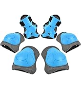 Kids/Youth Knee Pad Bicycle Helmet Elbow Pads Wrist Pads Protective Gear Children 7-in-1Gear Set,...