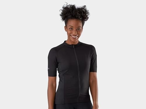 Bontrager Trek Circuit Damen Fahrrad Trikot kurz schwarz 2025: Größe: XL (40/42)
