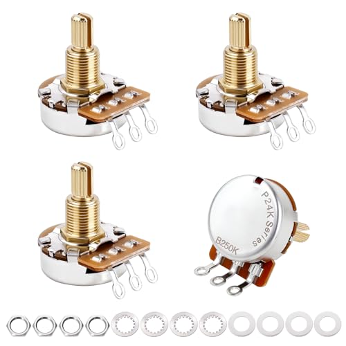 Potentiomètre guitare linéaire B250K Banworks en laiton pour réparer les boutons usés