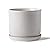 Chubacoo Ceramic Planter with Bonded Tray