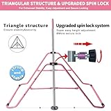 Hyner Folding Telescopic Gymnastics Bar for Kids Adjustable Height Gymnastics Horizontal Bar Fitness Climbing Tower Home Gym for Kids/Children - Image 5