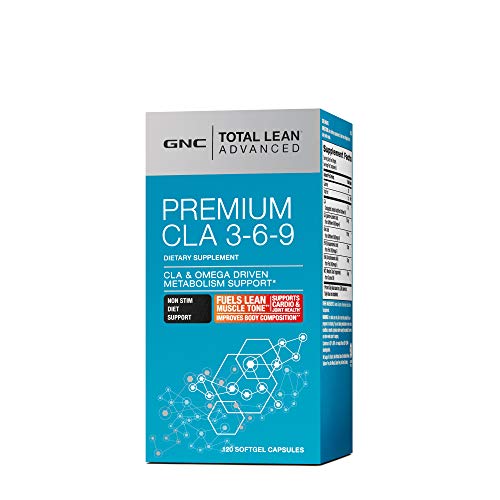 GNC Total Lean Advanced Premium CLA 3-6-9, 120 Softgel Capsules, Supports Exercise and Muscle Recovery GNC Total Lean Advanced Premium CLA 3-6-9, 120 Softgel Capsules, Supports Exercise and Muscle Recovery