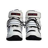 Material: Leder Ksruee Wasserdichte Motorradschuhe, Unisex Motorradstiefel, Fahrradstiefel Off Road Rennschuhe, Leichte Atmungsaktive, Größe 38-45
