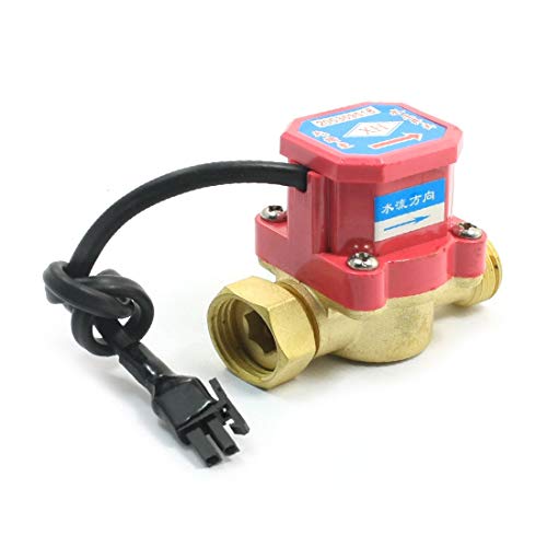 New Lon0167 0.75-5L/Min 120W 1/2PT Thread Brass Water Heater Flow Sensor Counter(0,75-5L / Min 120W 1 / 2PT-Messing-Durchlauferhitzer-Durchflusssensorzähler