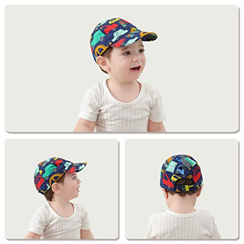 Toddler Trucker Hat Toddler Baseball Hat Toddler Hats For Boys Girls Toddler Sun Hat 18-24 Months Toddler Baseball Cap #TOP2