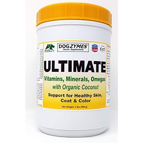 Dogzymes Ultimate Skin and Coat with Algal Oil and Organic Coconut (2 Pound) Cover