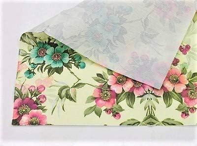 Miniatura 4 de WallyE - Servilletas de papel con estampado floral Shabby Chic con estampado floral de menta inspirada para Acción de Gracias, fiesta de jardín o
