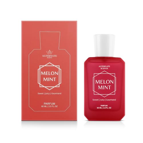 Image of Alternate Scents Melon Mint Perfume for Women 60ml | Long Lasting Eau de Parfum | Fresh Fruity Floral Musk Fragrance | Premium Women's Perfume for Daily Wear, Office & Gifting
