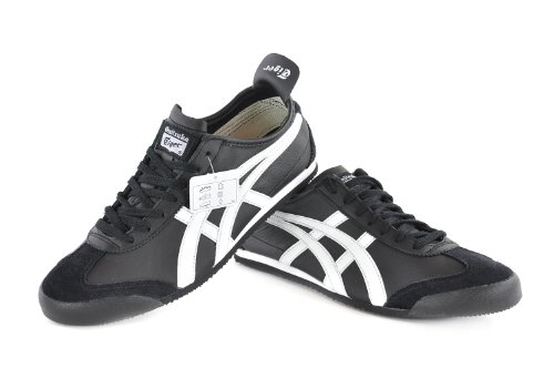 Onitsuka Tiger Mexico 66 - Zapatillas bajas unisex, Black (Black/White 9001), 40
