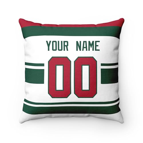 Image of ANTKING Throw Pillow 2 Packs Personalized Custom Any Name Number for Men Women Boy Gifts