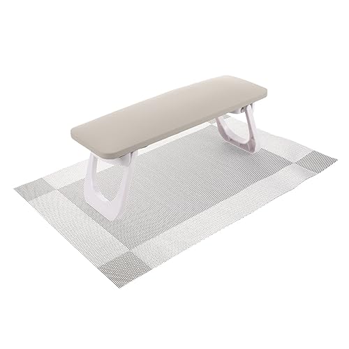 TOVINANNA Reposabrazos para Manicura Ajustable Almohada Suave para Manos Salón y Doméstico Cojín Práctico para de Uñas Incluye Mesa de Trabajo