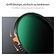 K&F Concept Ultra-niedrige Reflexion ND Filter 67mm Variabler ND2-400 Graufilter (1-9 Blendenstufen)(Nano Xcel)