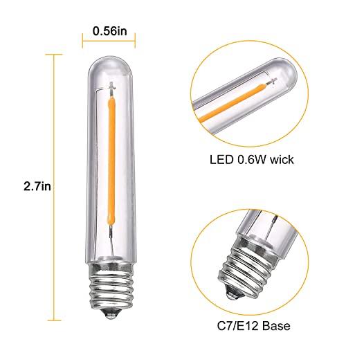 Bokoiuu S14 LED String Light Replacement Bulbs, 12 Pack LED Bulbs by Bokoiuu - Used condition - Image 2