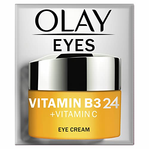 Olay Vitamin B3 24 + Vitamin C Eye Cream With Vitamin B3, Vitamin C & Peptides For Visibly Brighter Skin, 15ml - Image 3