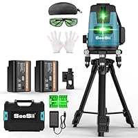 Amazon | SeeSii レーザー墨出し器 グリーンレーザー 16ライン 墨出し