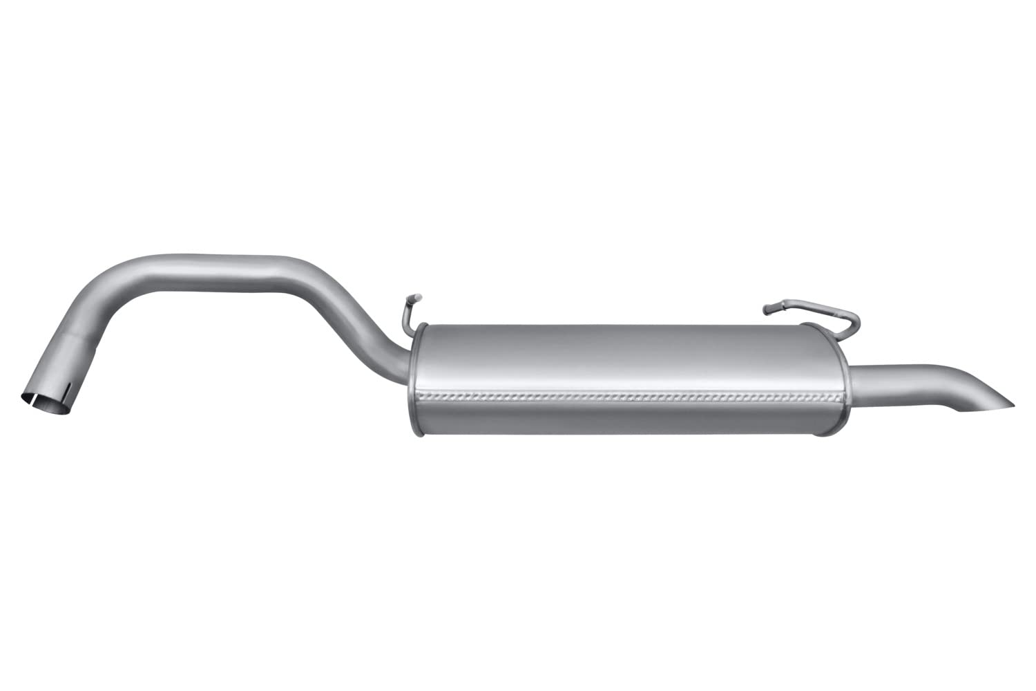 HELLA 8LD 366 036-831 Tłumik końcowy - Easy2Fit® Kit - z tyłu - jednoczęściowy - Komplet z elementami do montażu