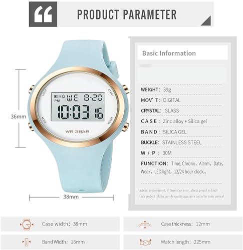 Image of XCZAP Outdoor Sport Watches Alarm Clock Waterproof LED Digital Watch