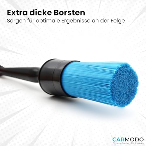 Felgenpinsel Carmodo Premium Detailing Pinsel für Autopflege