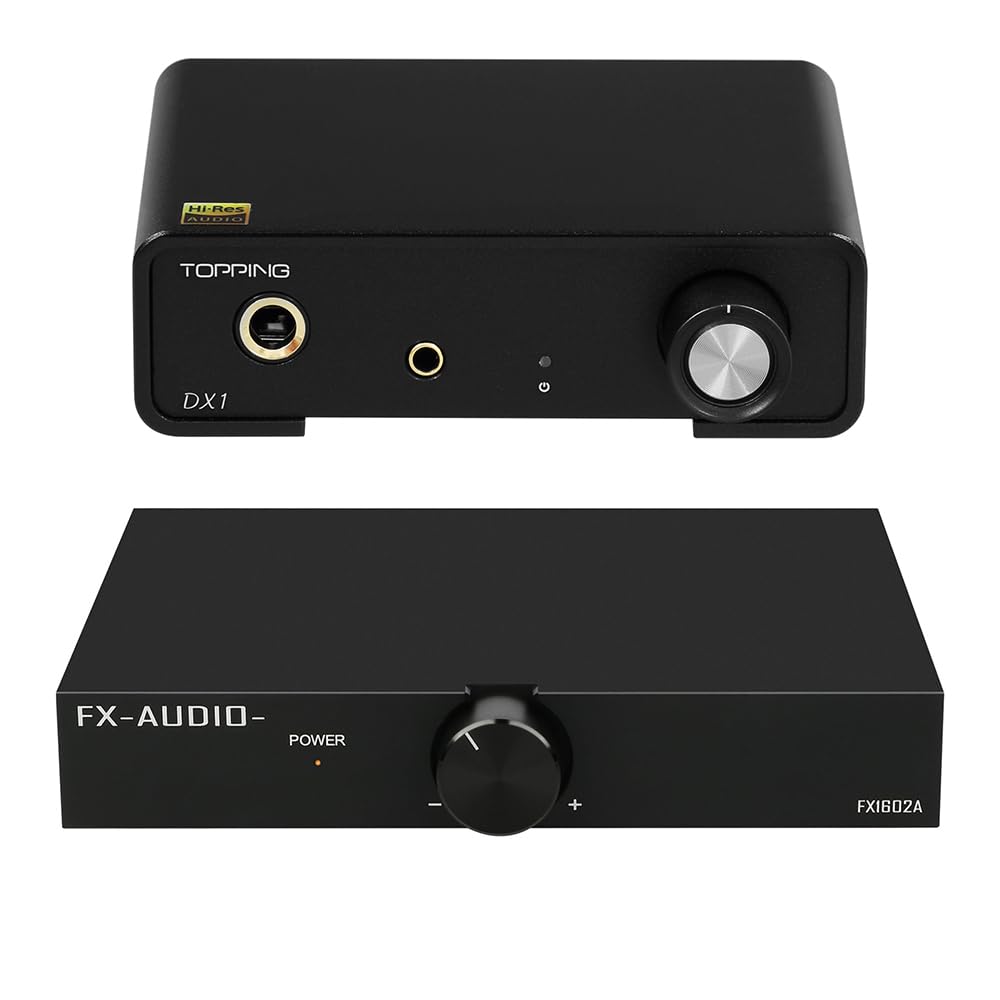 Amazon.com: Topping DX1 DAC Headphone amp and FX-Audio- FX1602A