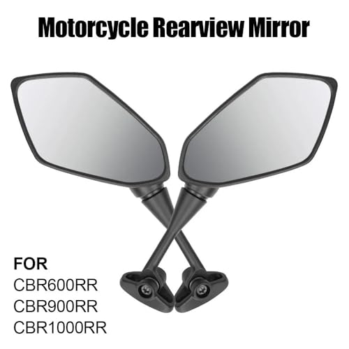 Espejos de manillar moto con reflector de alta resistencia CBR 6