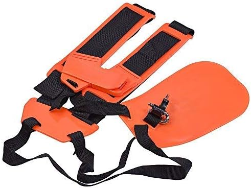 Trimmer Shoulder Strap,Kisstaker Trimmer Harness Strap Double Shoulder Mower Nylon Belt with Easily Adjustable for Brush Cutter Garden Lawn
