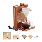Cute Design-THIS IS DEFINITELY AN ESSENTIAL ART PIECE FOR YOUR DELICATE LIFE. This cute Foldable Portable Coffee Maker can perfectly ornament your kitchen, living room and office.Also, the detachable design doesn't hog too much space,so you are able to carry it to any place.