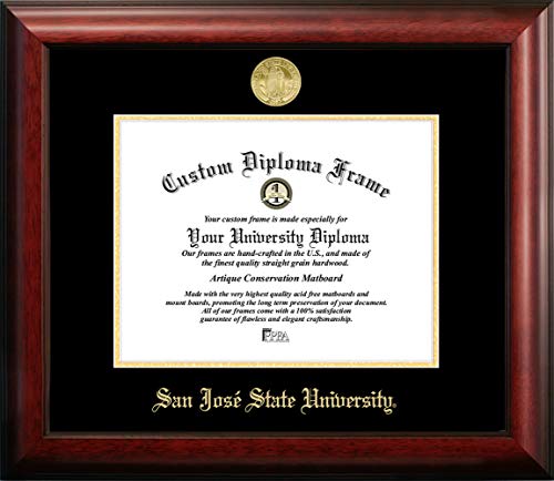 Campus Images San Jose State University Gold Embossed Diploma Frame