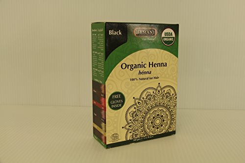 Hemani Organic Henna Hair Color – 100% Organic and Chemical Free - Black