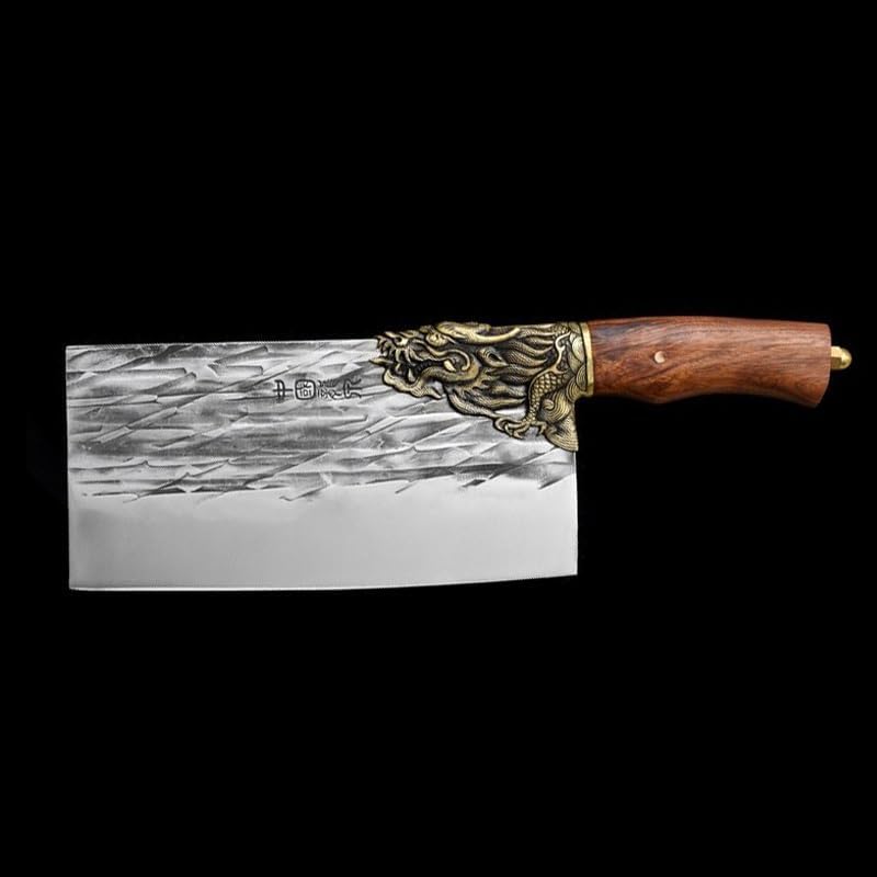 Meat Cleaver,Cleaver Knife Cutting Knife Longquan Forging Kitchen Knife Household Boning Knife Super Sharp Chef Knife
