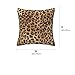 Leopard Print Pillow Covers 18x18 in Couch Cheetah Print Pillow Case Sets of 2 Modern Decorative Square Throw Pillows for Home Living Room Bedroom Bed Cushion Outdoor