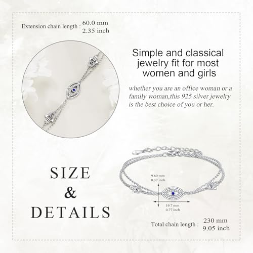 Bracelet abeille en argent sterling 925, un bijou marguerite YAFEINI raffiné