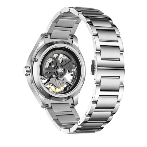 Image of ALIX AL2924 Automatic Mechanical Wrist Skeleton Stainless Steel Band Waterproof Luminous Analog Watches