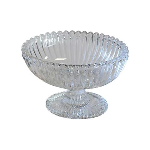 BETTER & BEST Centro Forma de Copa de Cristal labrado, Transparente Cover
