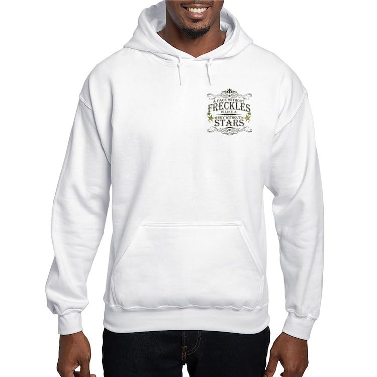 CafePressA Face Without Freckles Hooded Mens Hoodie
