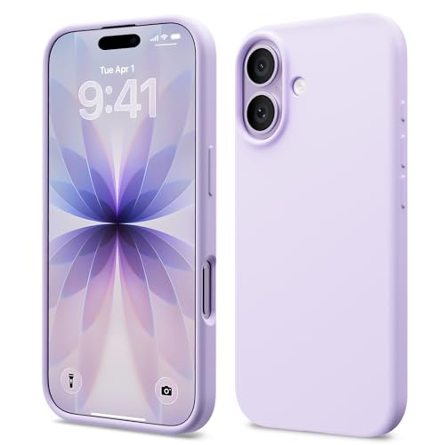 ACRONIX for iPhone 17 Case Slim Liquid Silicone Cover Purple