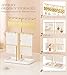 Homde Jewelry Stand Gold for Vanity: Elegant Space Saving Jewelry Holder Organizer for Fashion Women - Large Earring Tree Holder