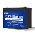 DC HOUSE 12V 100AH LiFePO4 Lithium Battery, Group 31 100AH Marine Battery with 100A BMS, Up to 15000 Deep Cycles Battery for RV, Solar, Trolling Motor, Travel Trailer, Energy Storage- Off Grid