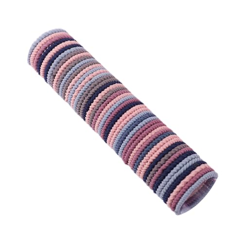 Juego de 50 diademas para el pelo para niñas, coleta de caballo, 3 cm, diadema para recién nacidos, color caramelo