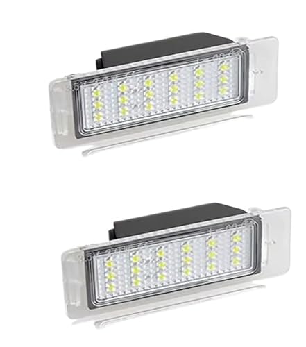 Luz de matrícula para Impala Traverse Equinox bombillas LED blancas de repuesto trasero