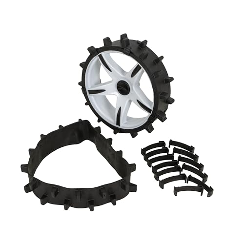 Ben Sayers Copricerchi invernali universali per carrello da golf, Pro Rider, 25,4 cm, con borchie, protezione per fairway, coppia